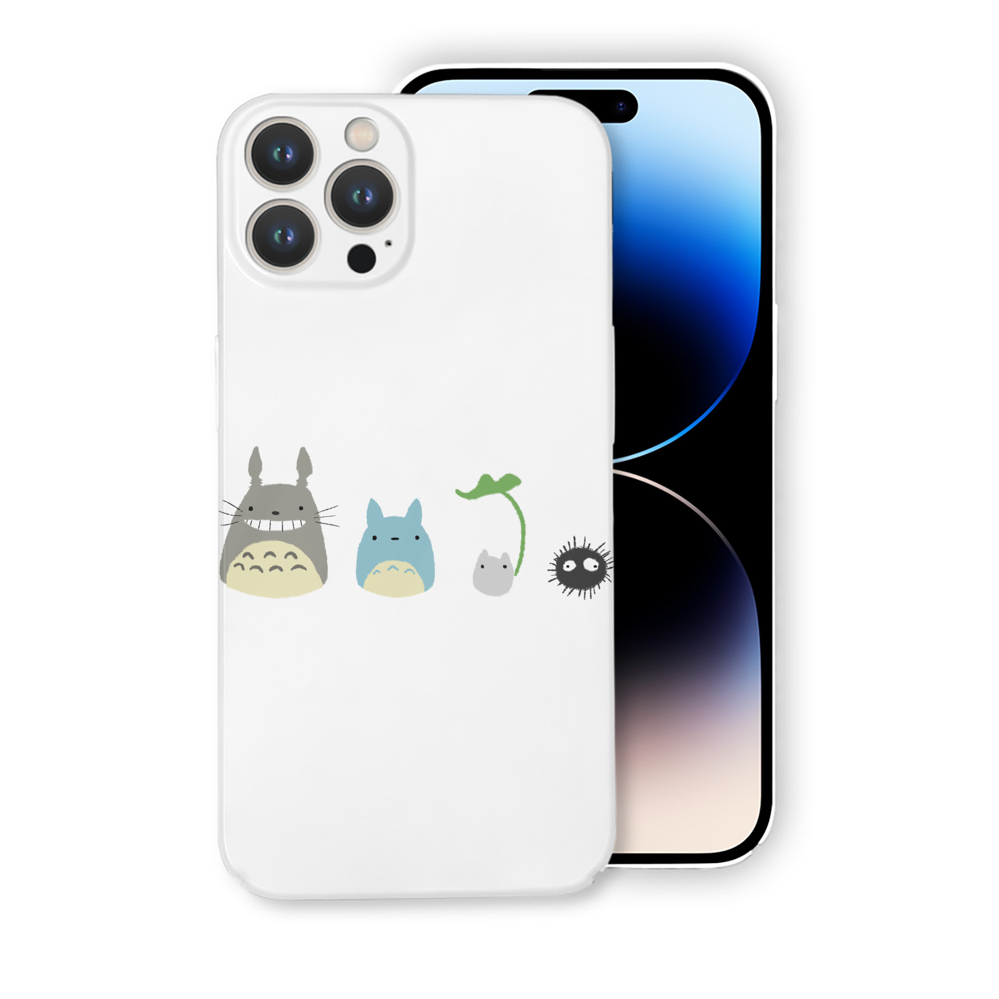 （画像用） となりのトトロ 草壁メイ 草壁サツキ My Neighbor Totoro Satsuki Kusakabe Mei Kusakabe 【iPhone 14シリーズ対応】ハードケース
